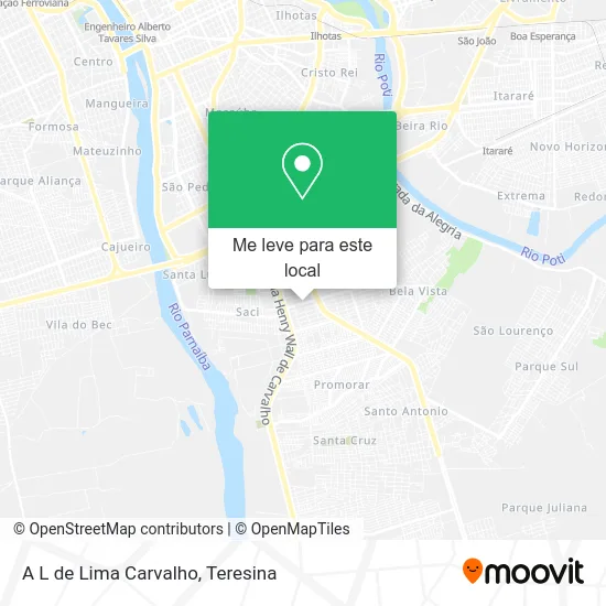 A L de Lima Carvalho mapa