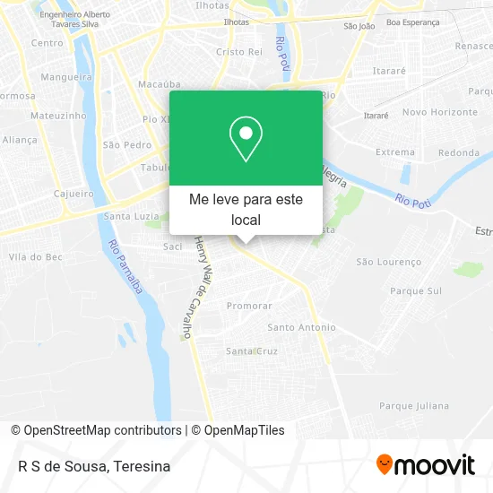 R S de Sousa mapa