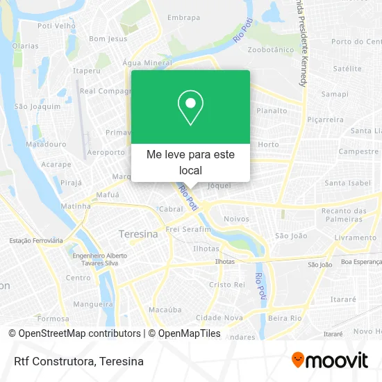 Rtf Construtora mapa