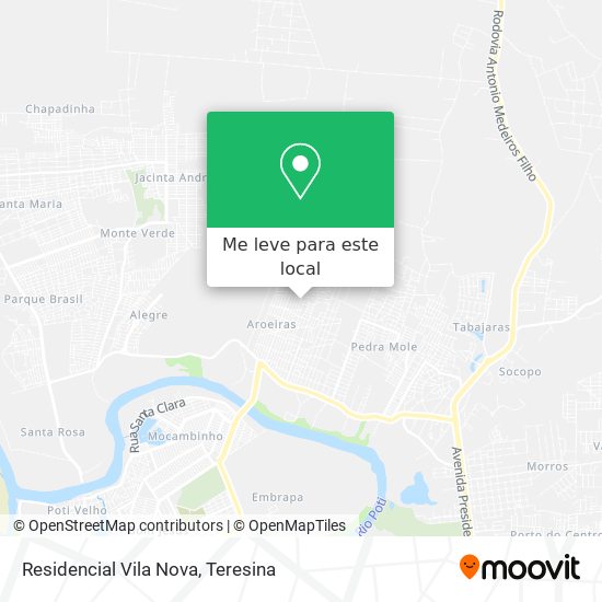 Residencial Vila Nova mapa