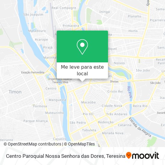 Centro Paroquial Nossa Senhora das Dores mapa