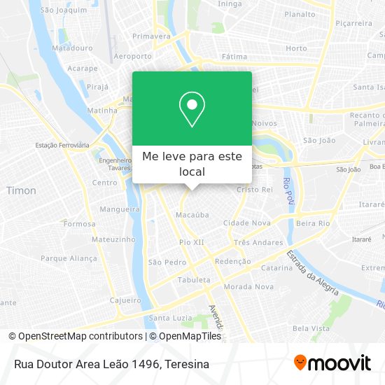 Rua Doutor Area Leão 1496 mapa