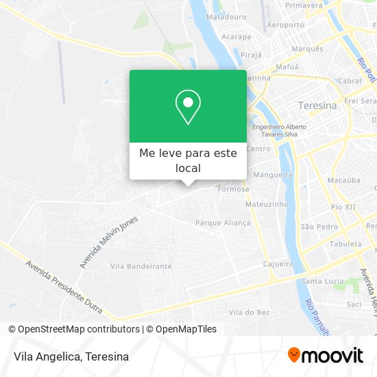 Vila Angelica mapa