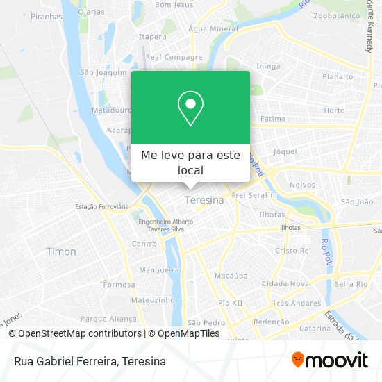 Rua Gabriel Ferreira mapa