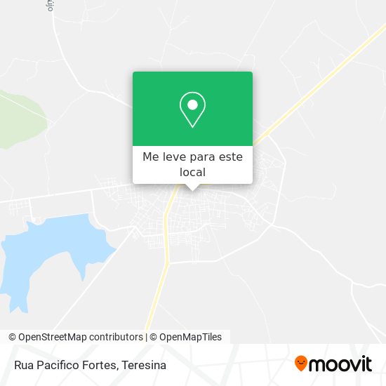 Rua Pacifico Fortes mapa
