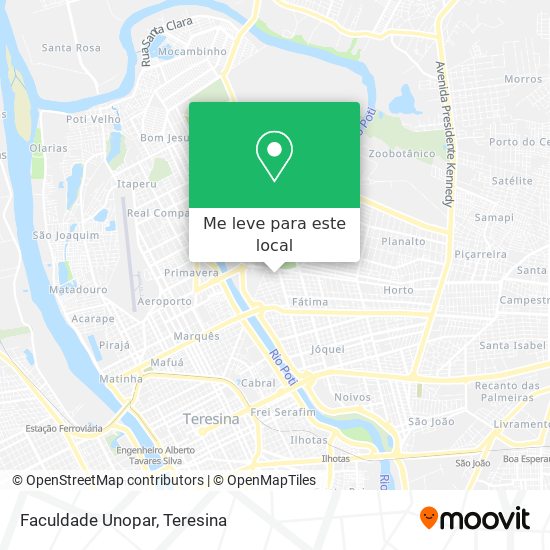 Faculdade Unopar mapa