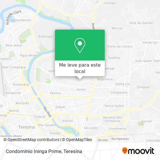 Condomínio Ininga Prime mapa