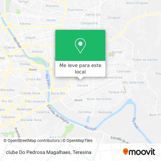 clube Do Pedrosa Magalhaes mapa