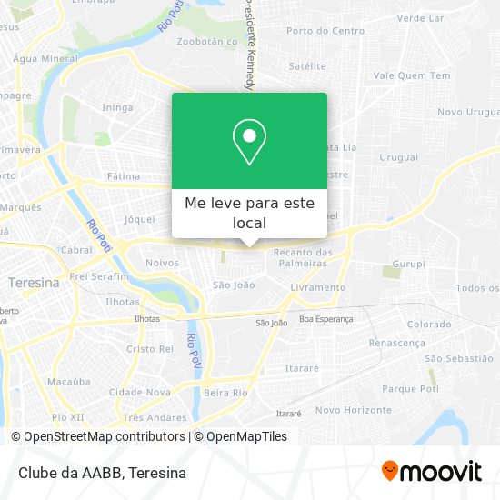 Clube da AABB mapa
