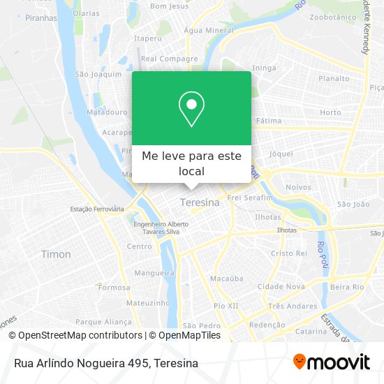Rua Arlíndo Nogueira 495 mapa
