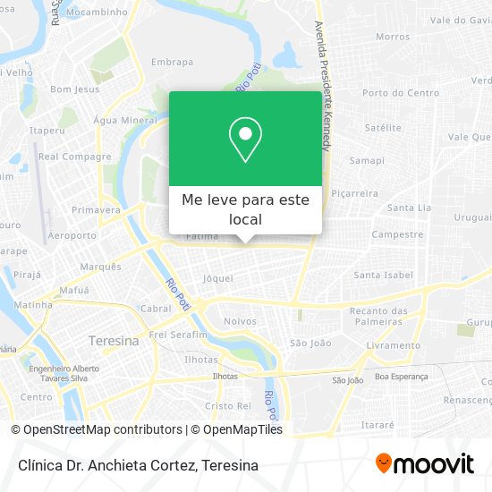 Clínica Dr. Anchieta Cortez mapa