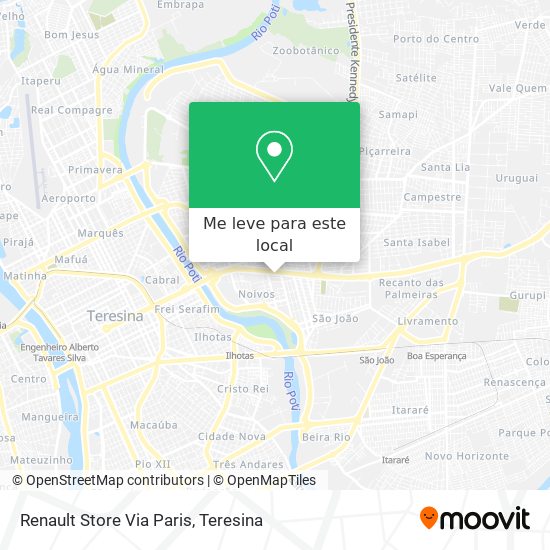 Renault Store Via Paris mapa
