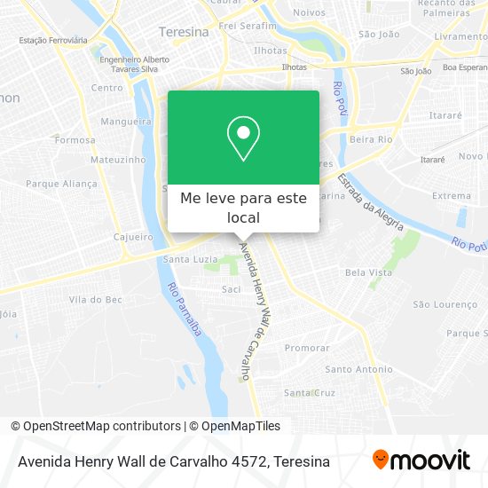Avenida Henry Wall de Carvalho 4572 mapa