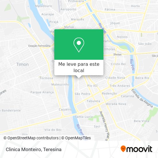 Clinica Monteiro mapa