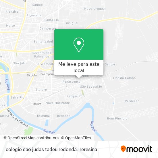 colegio sao judas tadeu redonda mapa