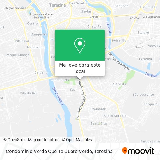 Condominio Verde Que Te Quero Verde mapa