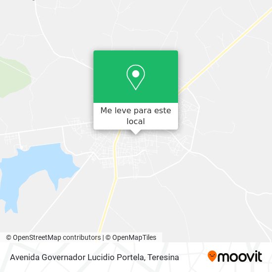 Avenida Governador Lucidio Portela mapa