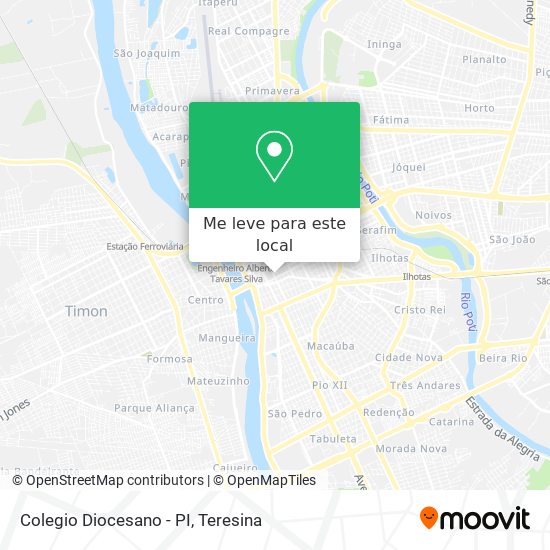Colegio Diocesano - PI mapa