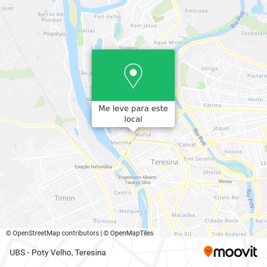 UBS - Poty Velho mapa