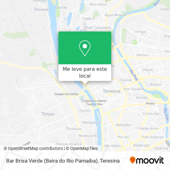 Bar Brisa Verde (Beira do Rio Parnaiba) mapa