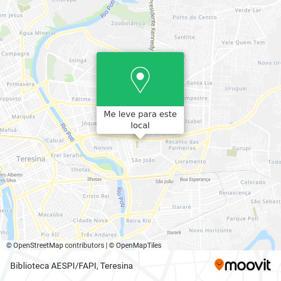 Biblioteca AESPI/FAPI mapa
