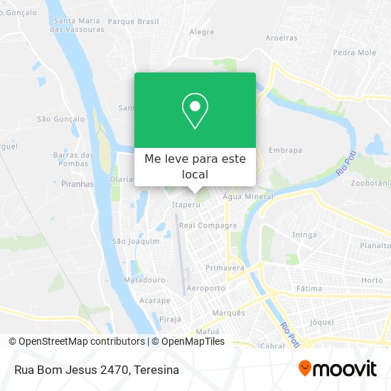 Rua Bom Jesus 2470 mapa