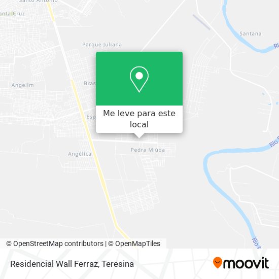 Residencial Wall Ferraz mapa