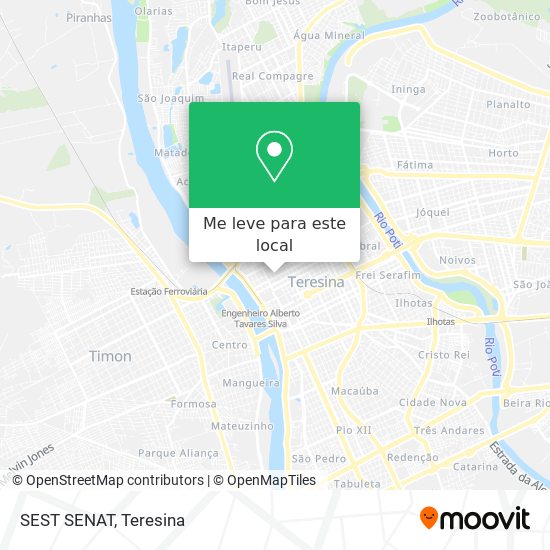 SEST SENAT mapa