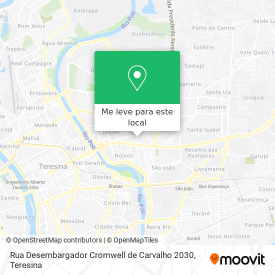 Rua Desembargador Cromwell de Carvalho 2030 mapa