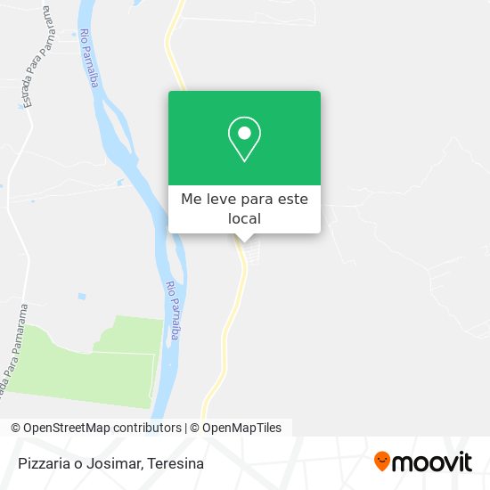 Pizzaria o Josimar mapa