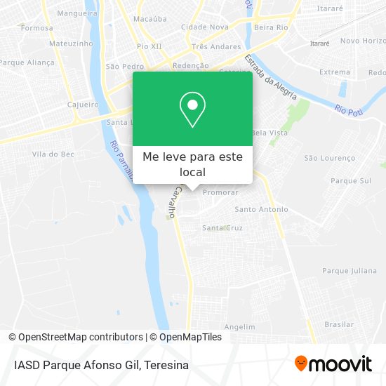 IASD Parque Afonso Gil mapa