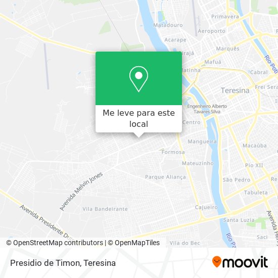 Presidio de Timon mapa