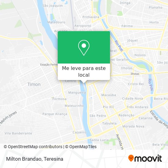 Milton Brandao mapa