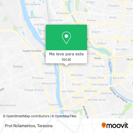 Prol Rolamentos mapa