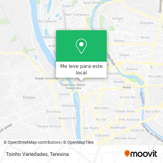 Toinho Variedades mapa