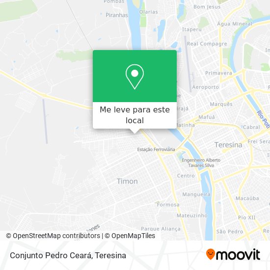 Conjunto Pedro Ceará mapa