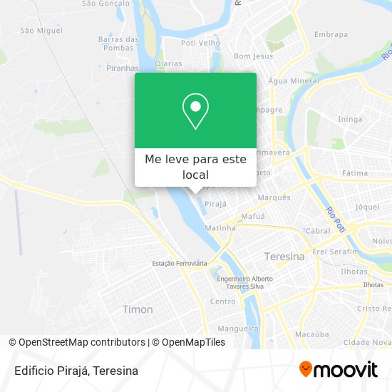 Edificio Pirajá mapa