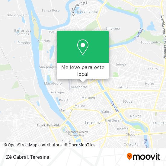 Zé Cabral mapa