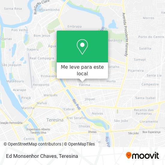 Ed Monsenhor Chaves mapa