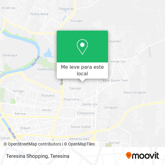 Teresina Shopping mapa