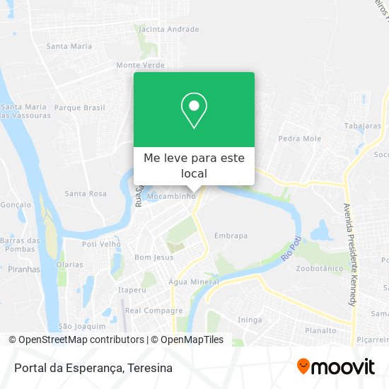 Portal da Esperança mapa