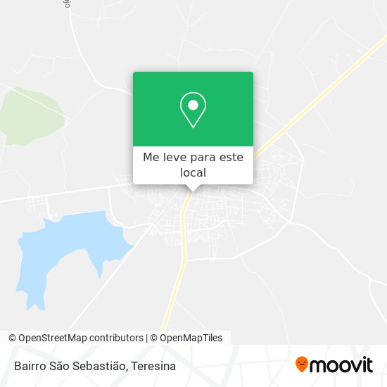 Bairro São Sebastião mapa