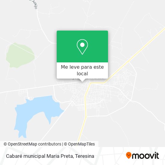 Cabaré municipal Maria Preta mapa