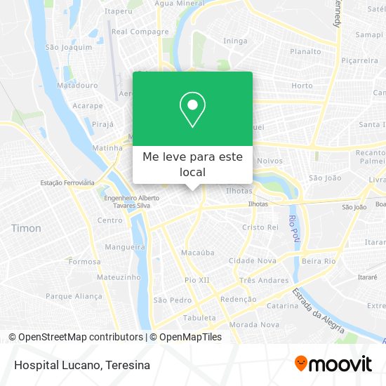 Hospital Lucano mapa