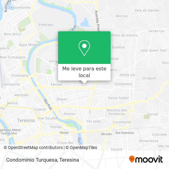 Condomínio Turquesa mapa