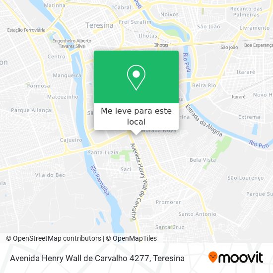 Avenida Henry Wall de Carvalho 4277 mapa