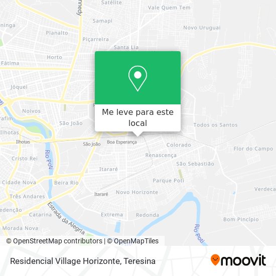 Residencial Village Horizonte mapa