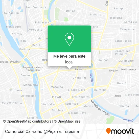 Comercial Carvalho @Piçarra mapa