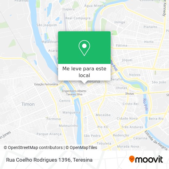 Rua Coelho Rodrigues 1396 mapa