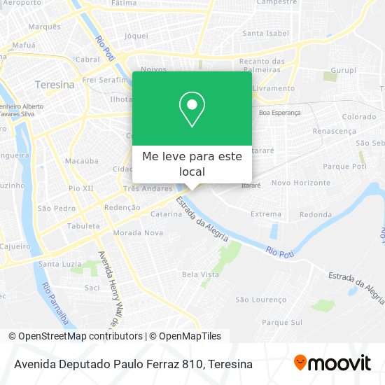 Avenida Deputado Paulo Ferraz 810 mapa